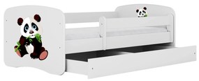 Dětská postel Babydreams panda bílá II