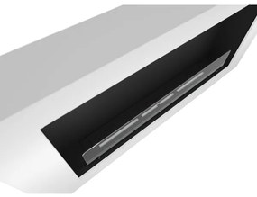 InFire - Nástenný BIO krb 120x56 cm 3kW biela