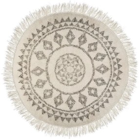 Okrúhly koberec Etik 120 cm béžový