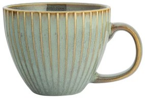 Altom Porcelánový jumbo hrnček Reactive Sage, 450 ml
