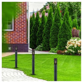 Exteriérové svietidlo Harlem, 1x plastové/čierne kovové tienidlo, (80 cm)