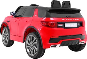 Ramiz Land Rover Discovery elektrické auto pre deti červené SUV + diaľkové ovládanie