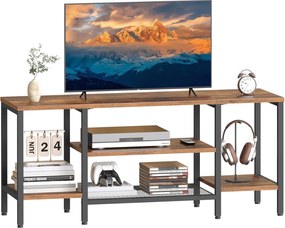 TV stolík Vasagle Werry 120 cm čierny/hnedý