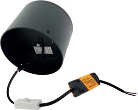 LED bodové svietidlo LED/10W/230V 3000/4000/6400K pr. 12 cm čierne