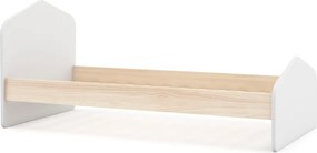 Biela/prírodná detská posteľ v dekore borovice 90x190 cm Estefania - Marckeric
