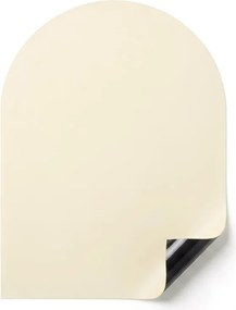 Samolepiaca magnetická fólia na stenu v tvare oblúka 100 × 80 cm - béžová