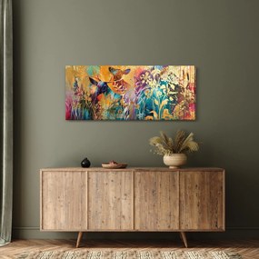 Obraz - Abstraktná maľba prírody (120x50 cm)