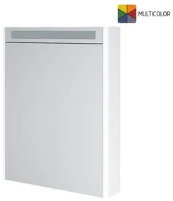 Mereo, Mereo Siena, kúpeľňová galérka 64 cm, zrkadlová skrinka, multicolor - RAL lesk, MER-CN495GAzzzzL