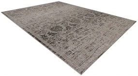 Koberec SIZAL FLOORLUX 20211 strieborný / čierny