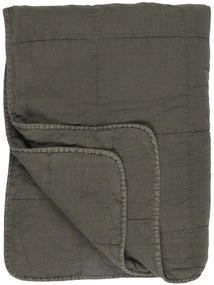 Ib Laursen Prešívaný prehoz Thunder Grey 130 × 180 cm