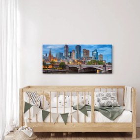 Obraz mesta Melbourne (120x50 cm)