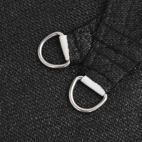 Tieniaca plachta 160 g/m² čierna 4,5x4,5x4,5 m HDPE