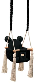 Interiérová hojdačka VelvetSwing Black