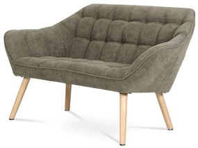BONTEC Dvojmiestna pohovka, sivá, látka, AK-322 GREY2 Farba: Béžová