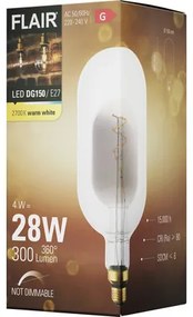 LED žiarovka FLAIR E27 / 4 W ( 28 W ) 300 lm 2700 K číra/dymové sklo