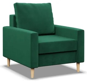 Kreslo BLANK Elegant fľaškovo zelené