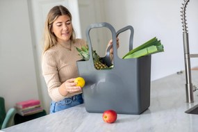 Taška Tasche Organic Nature XL sivá