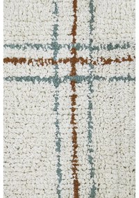 Krémový prateľný ručne tkaný bavlnený koberec 90x130 cm Cuisine Natural – Lorena Canals