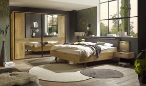 Posteľ s nočnými stolíkmi Trattino 180x200 cm, s osvetlením