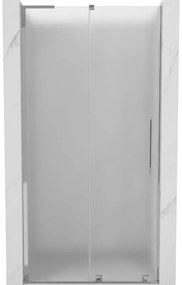 Mexen Velar L, posuvné sprchové dvere do otvoru 120 cm, 8mm sklo námraza, chrómová, 871-120-003-31-01