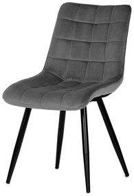 Jedálenská stolička CT-384 GREY4, sivá