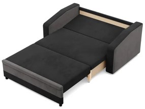 Pohovka ORION čierna / sivá