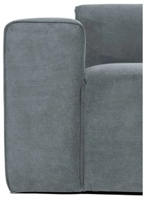 Sivá menčestrová rohová pohovka (ľavý roh) Sting – Scandic