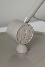 Sivobéžová stojacia lampa s kovovým tienidlom (výška 130 cm) Tilt – Markslöjd