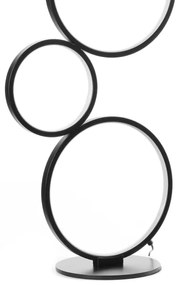 ONLI - LED stojacia lampa RINGS LED/58W/230V 4000K čierna