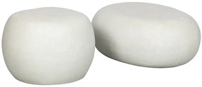 Vtwonen Pebble konferenčné stolíky - Okrúhly, Biela