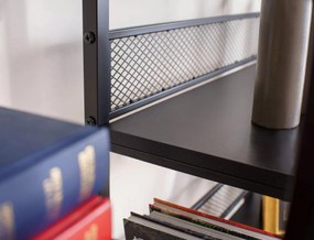 Regál Raw R4 121 cm černý