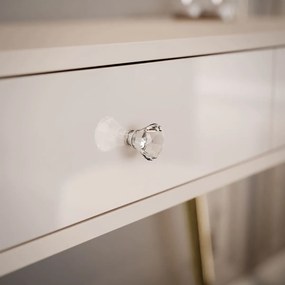 KONZOLA KATHLEEN KAŠMÍR LESKLÝ NA ZLATÝCH NOŽIČKÁCH