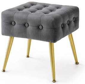 Taburetka QUADRA sivá