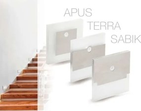 Kanlux 27370 - LED Schodiskové svietidlo APUS so senzorom LED/0,8W/12V 3000K