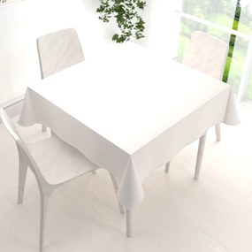Biante Zamatový štvorcový obrus Velvet Prémium SVP-024 Krémovo biely 120x120 cm