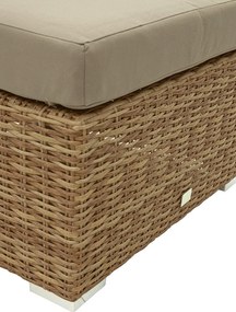 DEOKORK Ratanový stolík/taburet MALIBU (béžovo-hnedá)