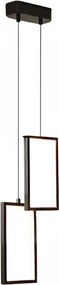 Toolight Toolight, LED závesné osvetlenie, 12W, 3000K, 3500lm, LHJ085-2CP, čierna, OSW-50059