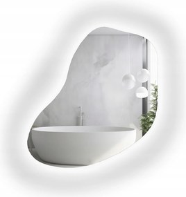 Zrkadlo nepravidelného tvaru Kwarc s Led podsvietením 170 x 180 cm