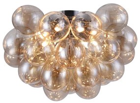 Maytoni MOD112CL-08G - Stropné svietidlo BALBO 8xG9/28W/230V zlatá/chróm