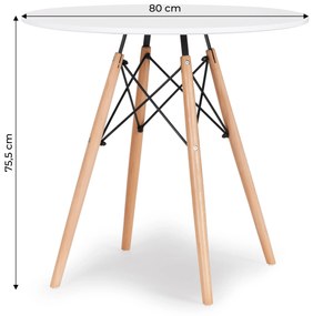 Moderný kuchynský stôl, 80cm