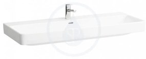 LAUFEN Pro S Umývadlo, 1200 mm x 465 mm, 1 otvor na batériu, s LCC, biela H8149654001041