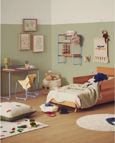 Modrá kovová detská stolička Tinn – Kave Home