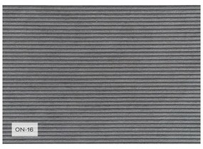 Sivá menčestrová rozkladacia rohová pohovka (variabilná) Lazy Lukka – Miuform