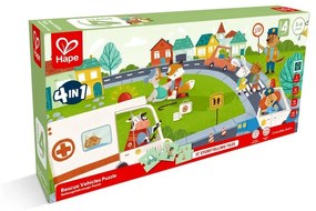 Hape Puzzle - Záchranné vozidlá