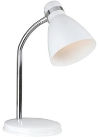 NORDLUX Kovová stolová lampa CYCLONE, 1xE14, 15W, biela