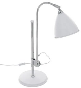ITALUX Stolová industriálna lampa EVATO, 1xE14, 60W, biela