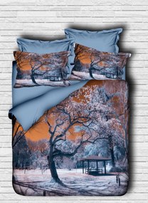 Obojstranná posteľná bielizeň Pearl Home 200x220 cm + 2 vankúše viacfarebná