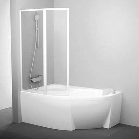 Ravak Supernova vanová zástěna 150x170 cm bílá 76lb0100z1 VSK2RO170T0L