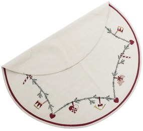 Bloomingville Bavlnený koberec pod stromček Yule Ø 110 cm