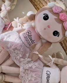 Mojkáčik - Bábika Anjelik ružová 48 cm